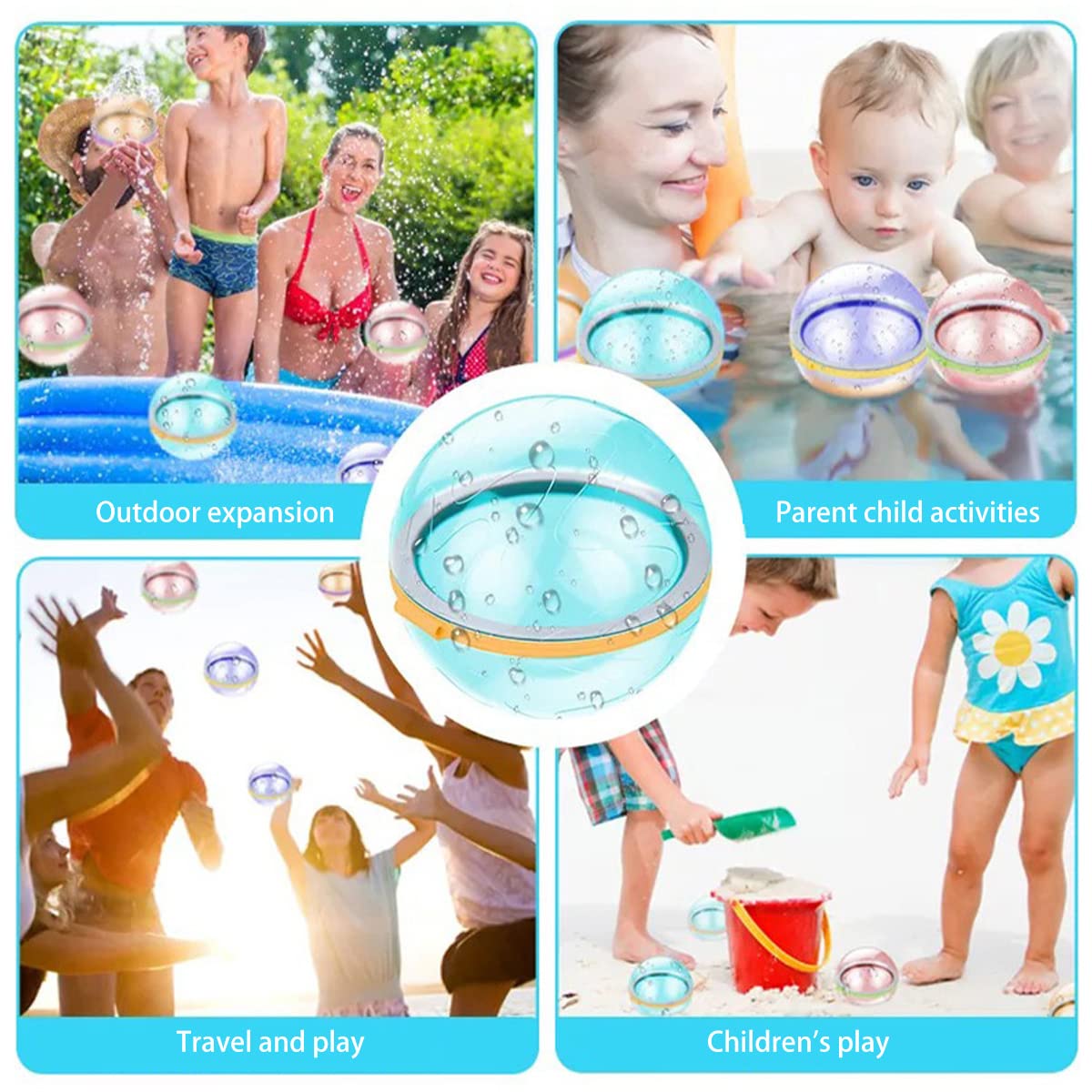 Reusable Water Absorbent Splash Ball Toys