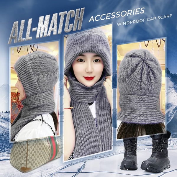 Integrated Ear Protection Hood Scarf