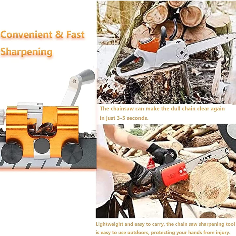 💖Father's Day Hot Sale-50%Off🔥Chainsaw Chain Sharpener(With Pawl×2)