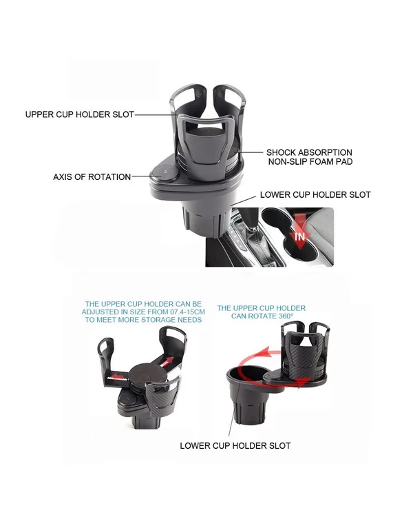 🎅Early Christmas Sales 50% Off 🎁 Muti-Purpose Car Cup Holder
