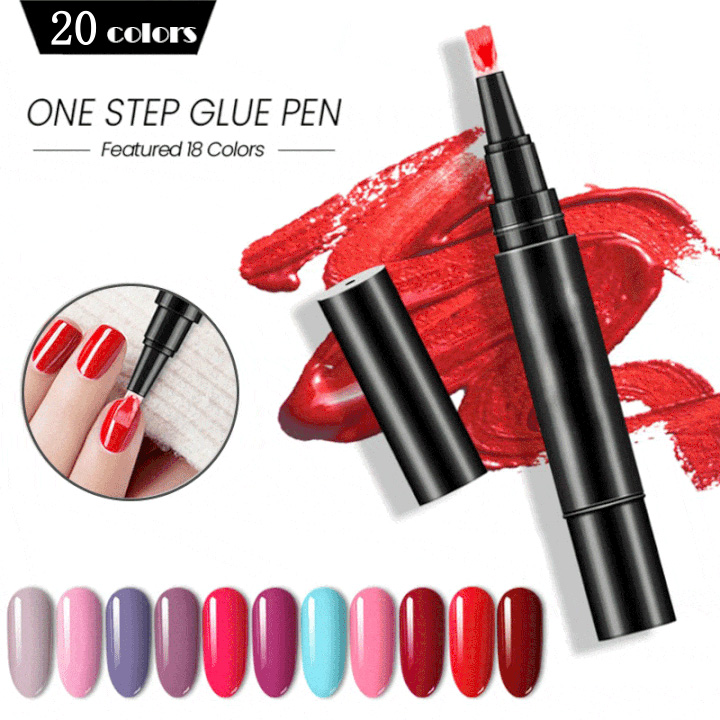 (20 Colors) One Step Nail Polish Pen