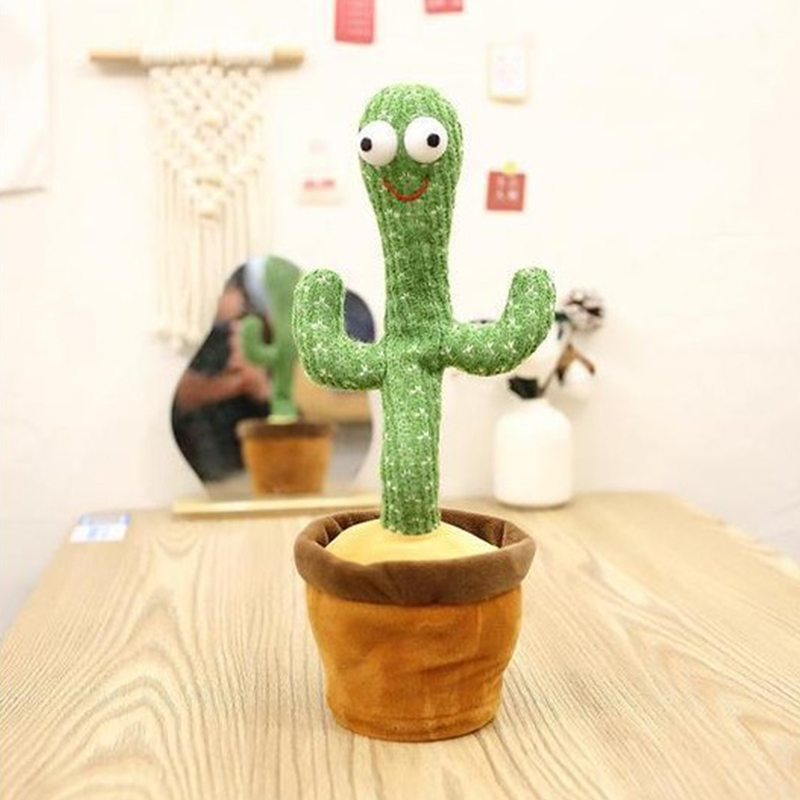 Dancing Cactus Toy–Recording,Singing,Repeating What You Say