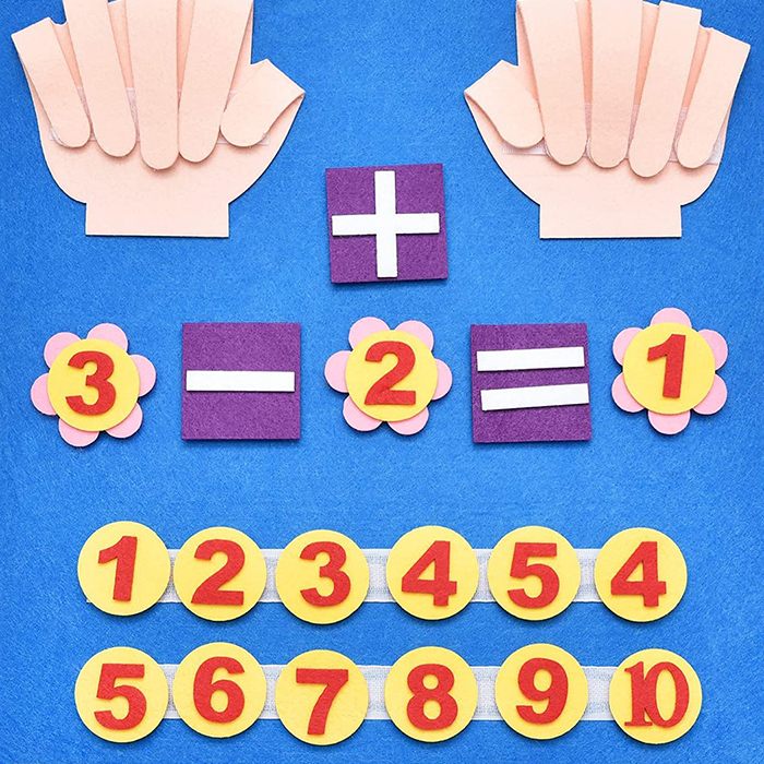Felt Board Finger Numbers Counting Toy-Buy 2 Save $5!