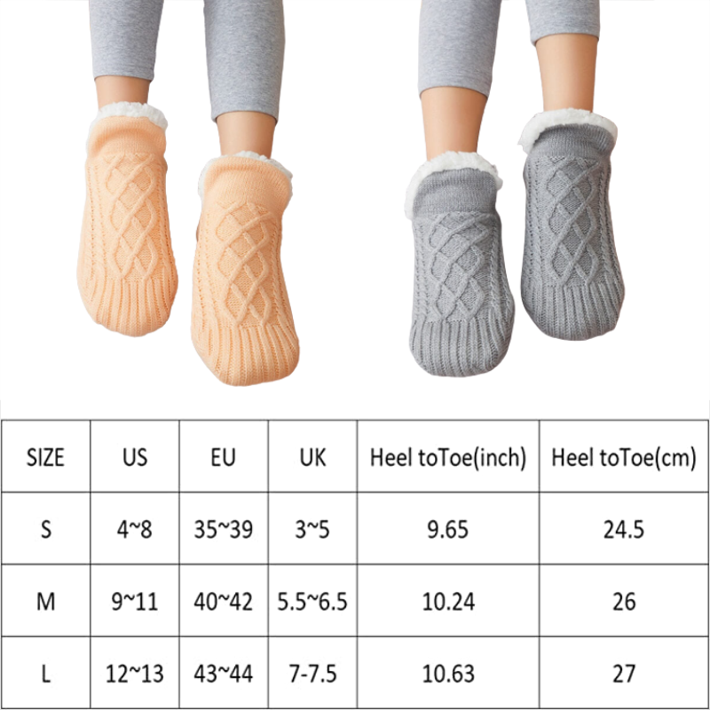 Slipper Socks - Slipper Socks for Women with Grippers Non Slip