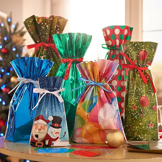 Drawstring Chrismas Gift Bags