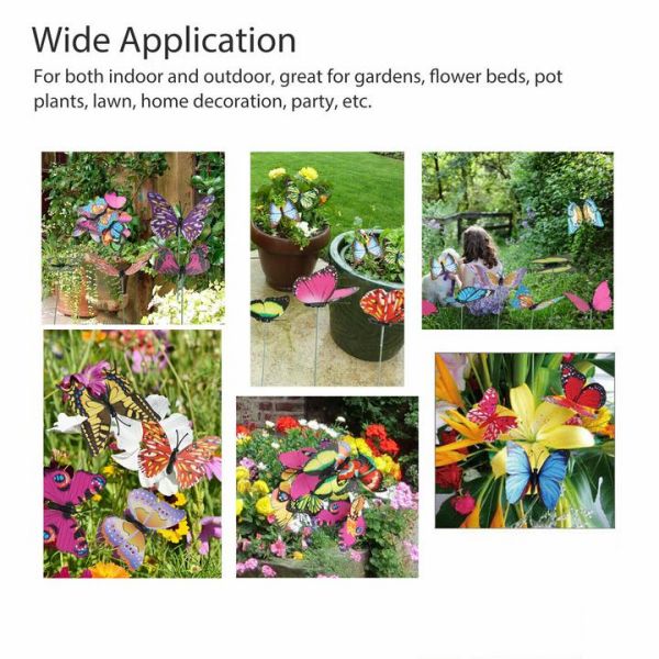 💖Arbor Day Hot Sale-50%Off🔥Butterfly Garden Stakes（50PCS ）