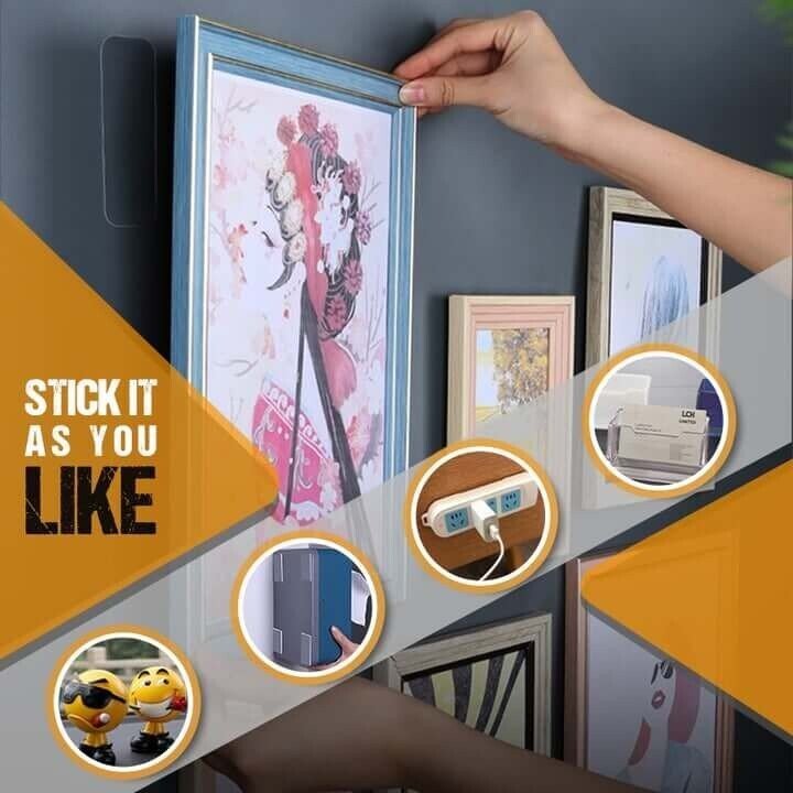 Reusable Multifunctional Double Sided Adhesive Tape（60 PCS）