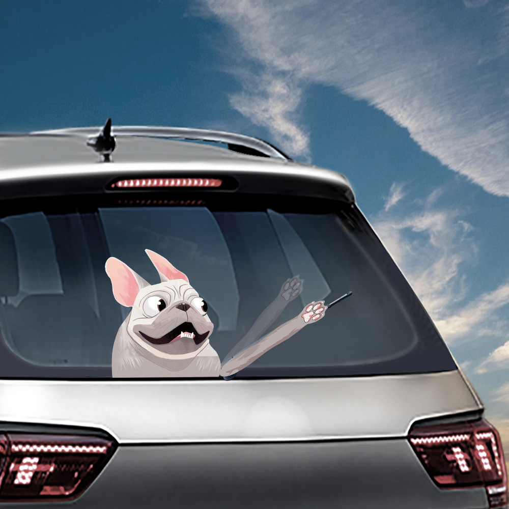 French Bulldog Car Wiper Sticker