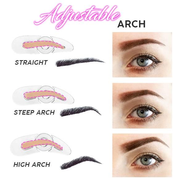 Adjustable Perfect Eyebrow Stamp - Special 50% OFF NOW