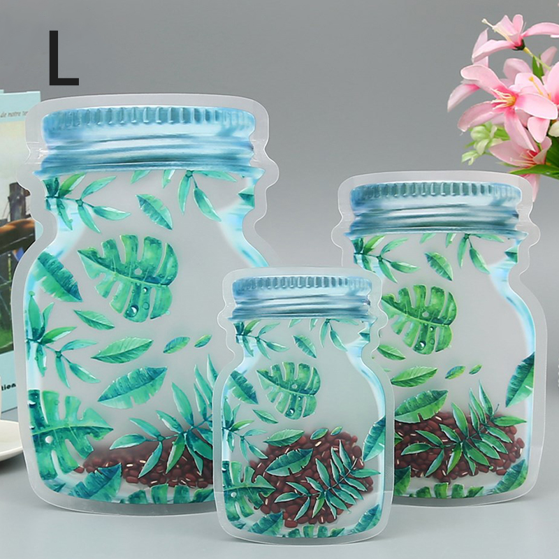 (🎁CHRISTMAS SALE NOW-50% OFF)Reusable Mason Bottle Ziplock Bags Set-10 Pcs(BUY 2 GET 1 FREE NOW)