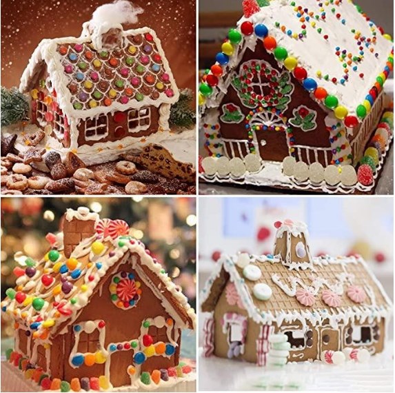 3D Christmas Gingerbread House & Cookie Cutter