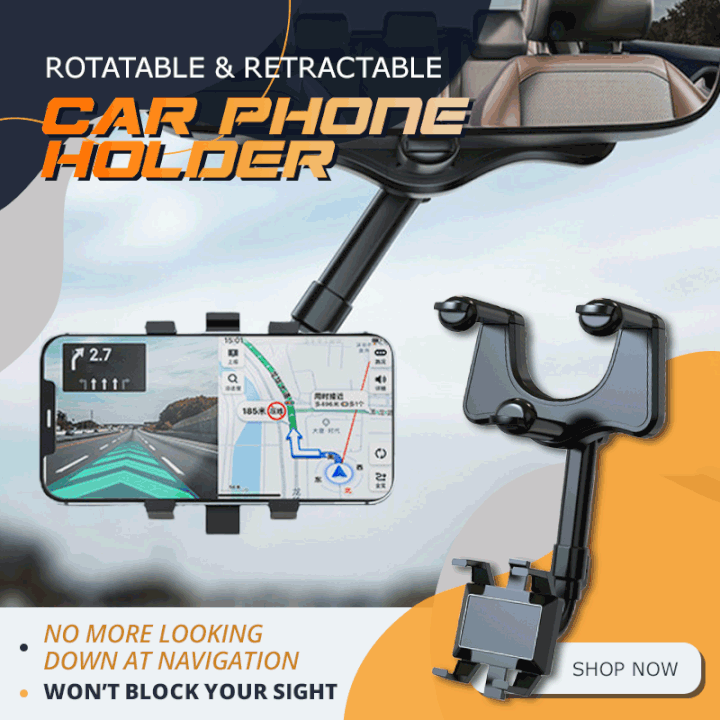 Rotatable and Retractable Car Phone Holder - Buy 2 Free Shipping