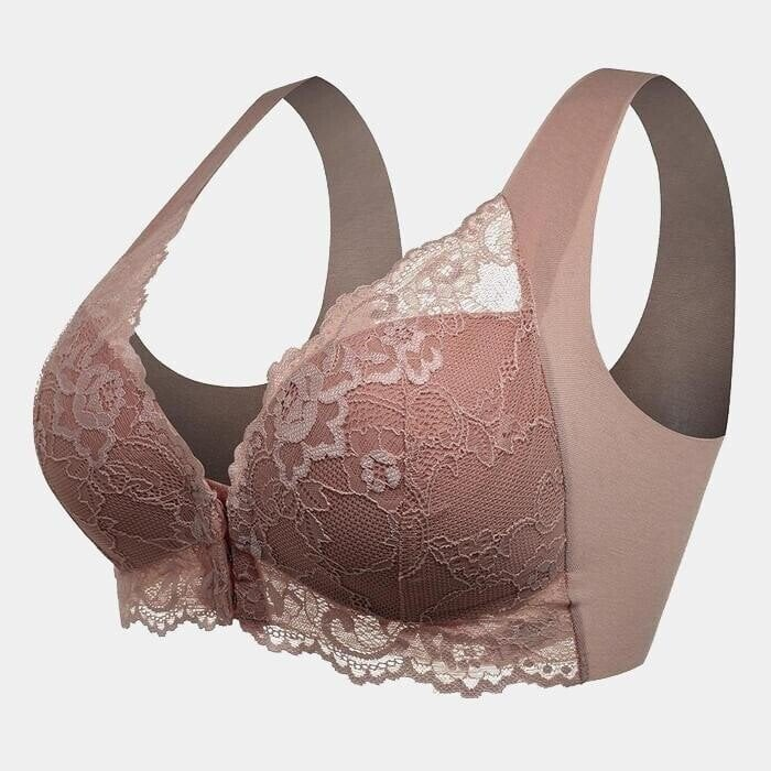 Women Front Closure 5D Beauty Back Sports Comfy Bra