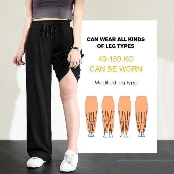 🔥Buy 2 Save Extra 15%OFF🔥Ice Silk Wide Leg Pants