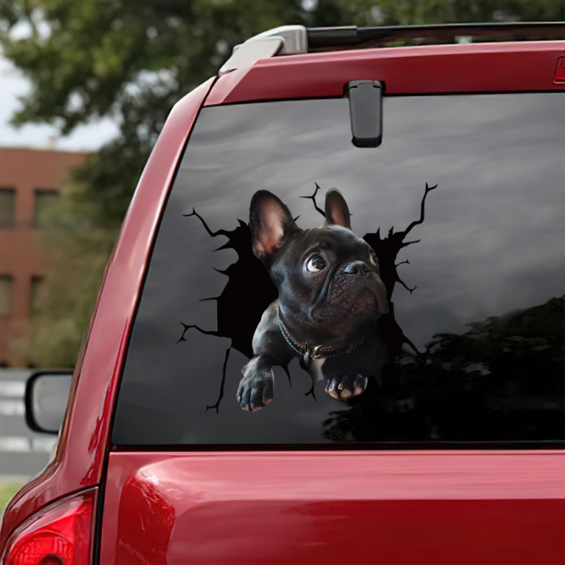3D Dog-05 Car Stickers