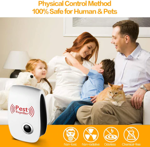 💖Spring Hot Sale-50%Off🔥Electronic Ultrasonic Pest Repeller Pest Control