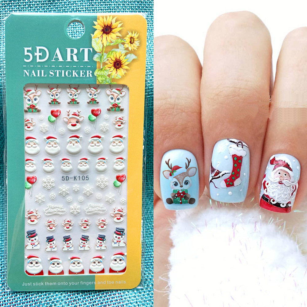 💖Buy 3 Get 1 Free🔥Christmas 5D Nail Art Stickers