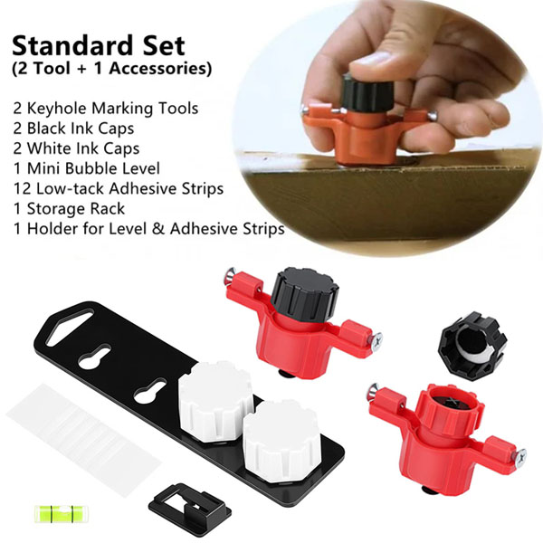 Keyhole Slot Marking Tool Set