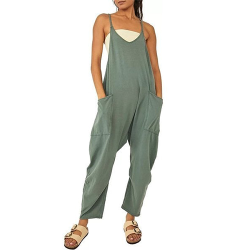 HOT SALE 50% OFF🔥Wide Leg Jumpsuit with Pockets