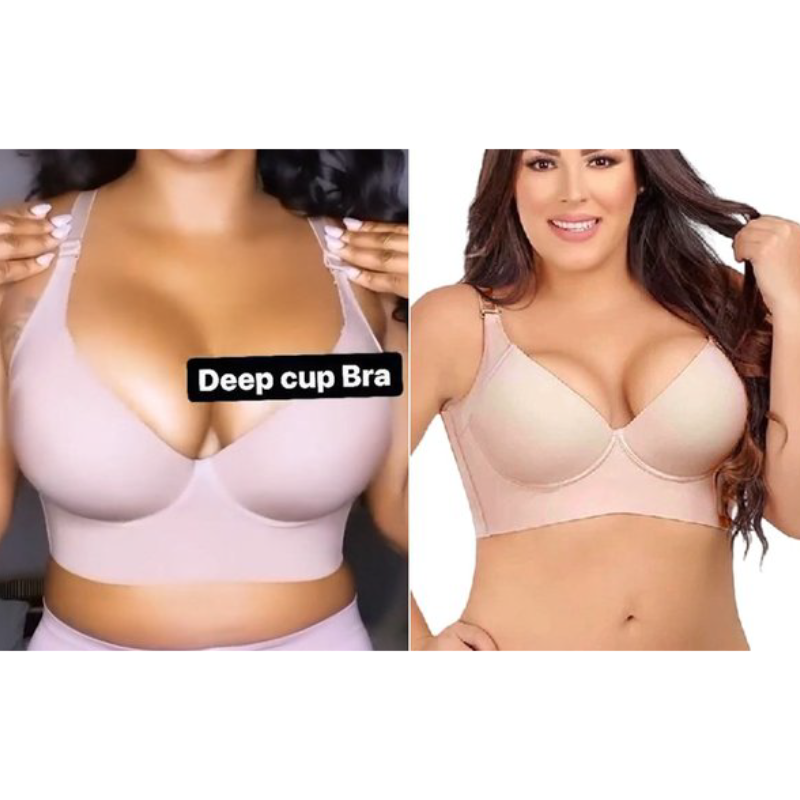 🔥Fashion Deep Cup Bra🔥Bra With Shapewear Incorporated (Size Runs The Same As Regular Bras)
