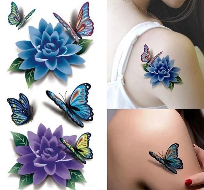 ⏰LAST DAY 50%OFF⏰ 50 PCS Trendy 3D Tattoo Stickers