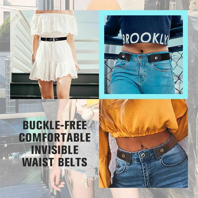 (50% OFF NOW) - Buckle-free Invisible Elastic Waist Belts