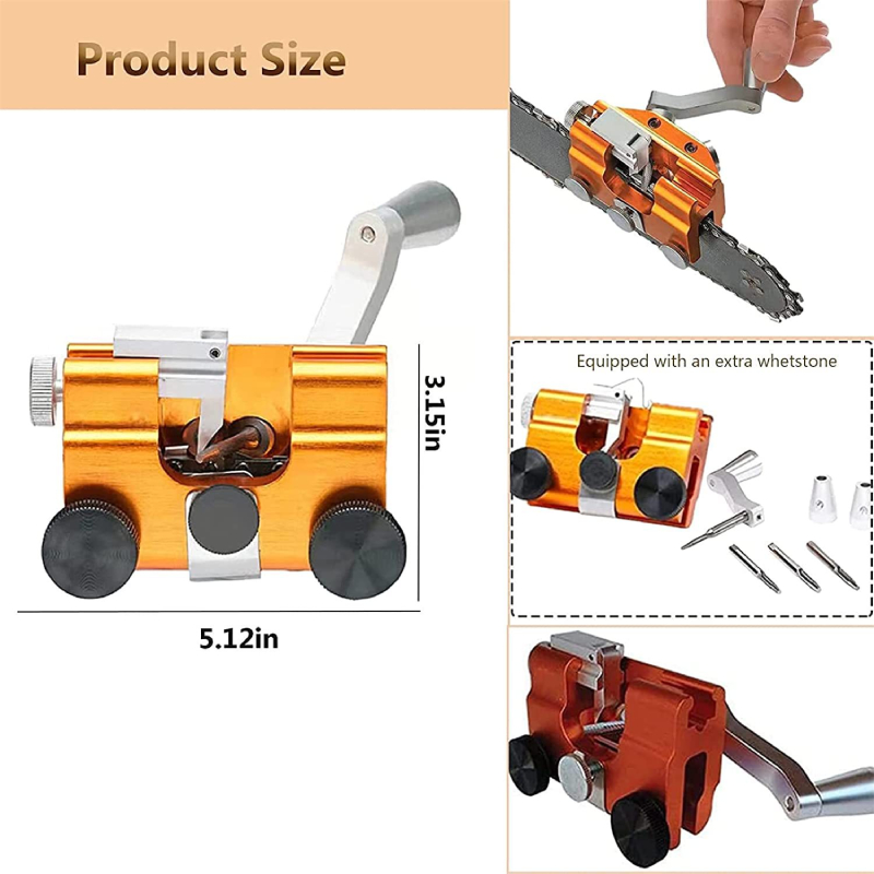 💖Father's Day Hot Sale-50%Off🔥Chainsaw Chain Sharpener(With Pawl×2)