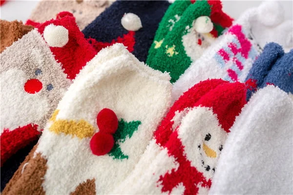 🎁Christmas Style Thickened Warm Socks Wiht Gift Wrapping