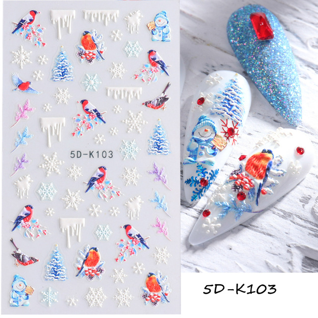 💖Buy 3 Get 1 Free🔥Christmas 5D Nail Art Stickers