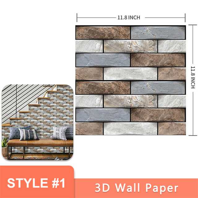 3D Peel and Stick Wall Tiles-Buy 10 Save Extra 15%OFF!!