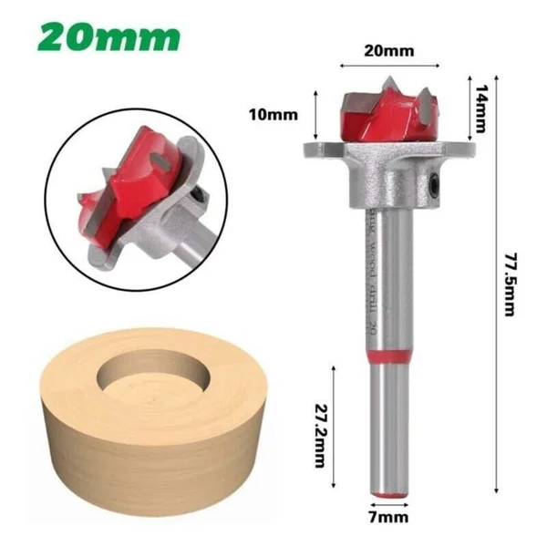 Positioning Woodworking Drill Bit