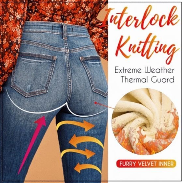 Winter Pre-sale🔥Thermal Fleece Denim Jeggings