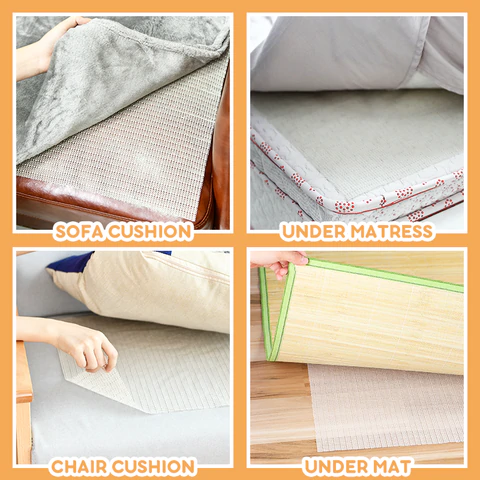 🎁Buy 2 Get 1 Free👍INVISIBLE BED SHEET RUG MESH GRIPPER