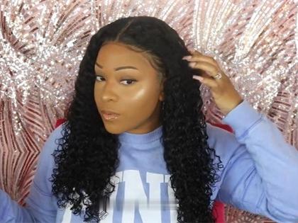 2019 New Lace Frontal Natural Curly Wig
