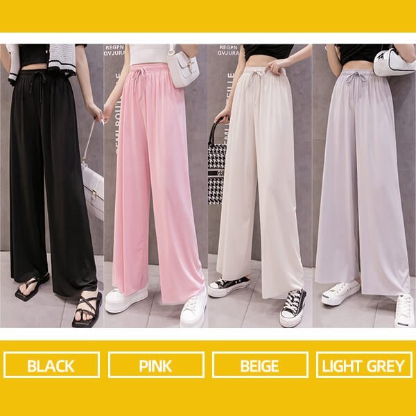 🔥Buy 2 Save Extra 15%OFF🔥Ice Silk Wide Leg Pants