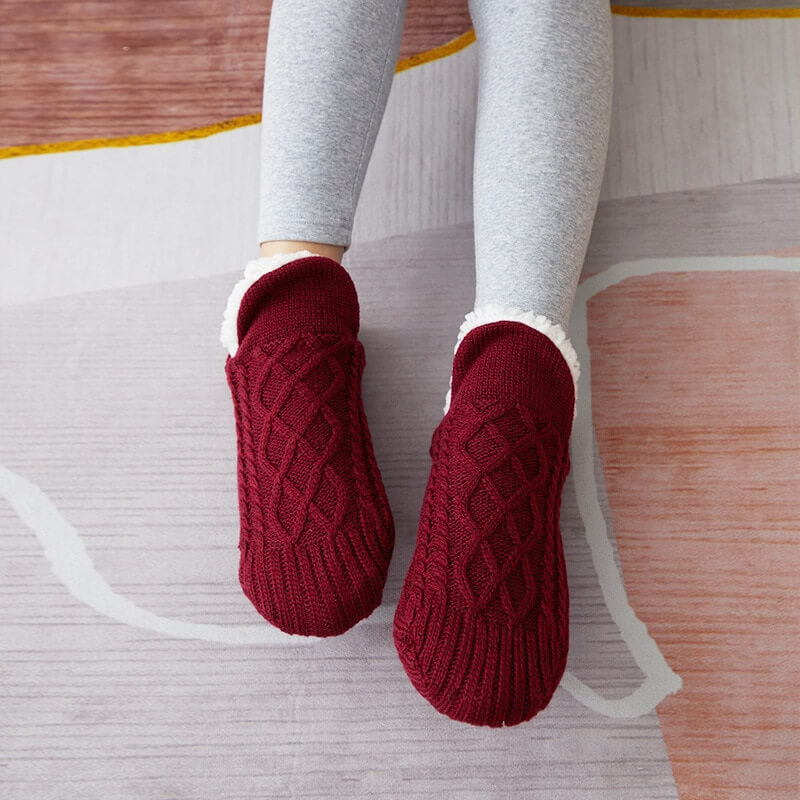 Slipper Socks - Slipper Socks for Women with Grippers Non Slip
