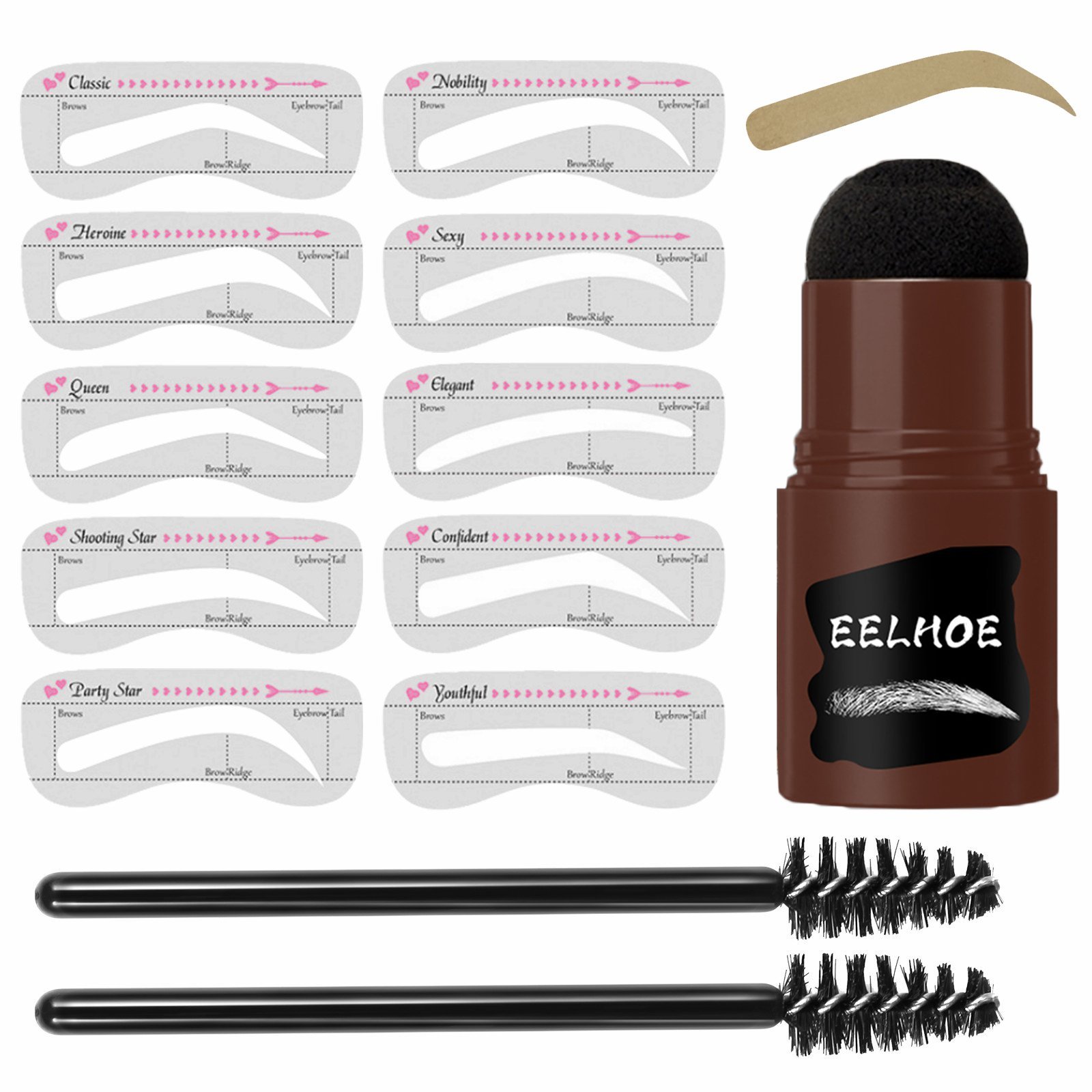 🔥 Last day 48% OFF🔥  Perfect Brows Stencil & Stamp Kit