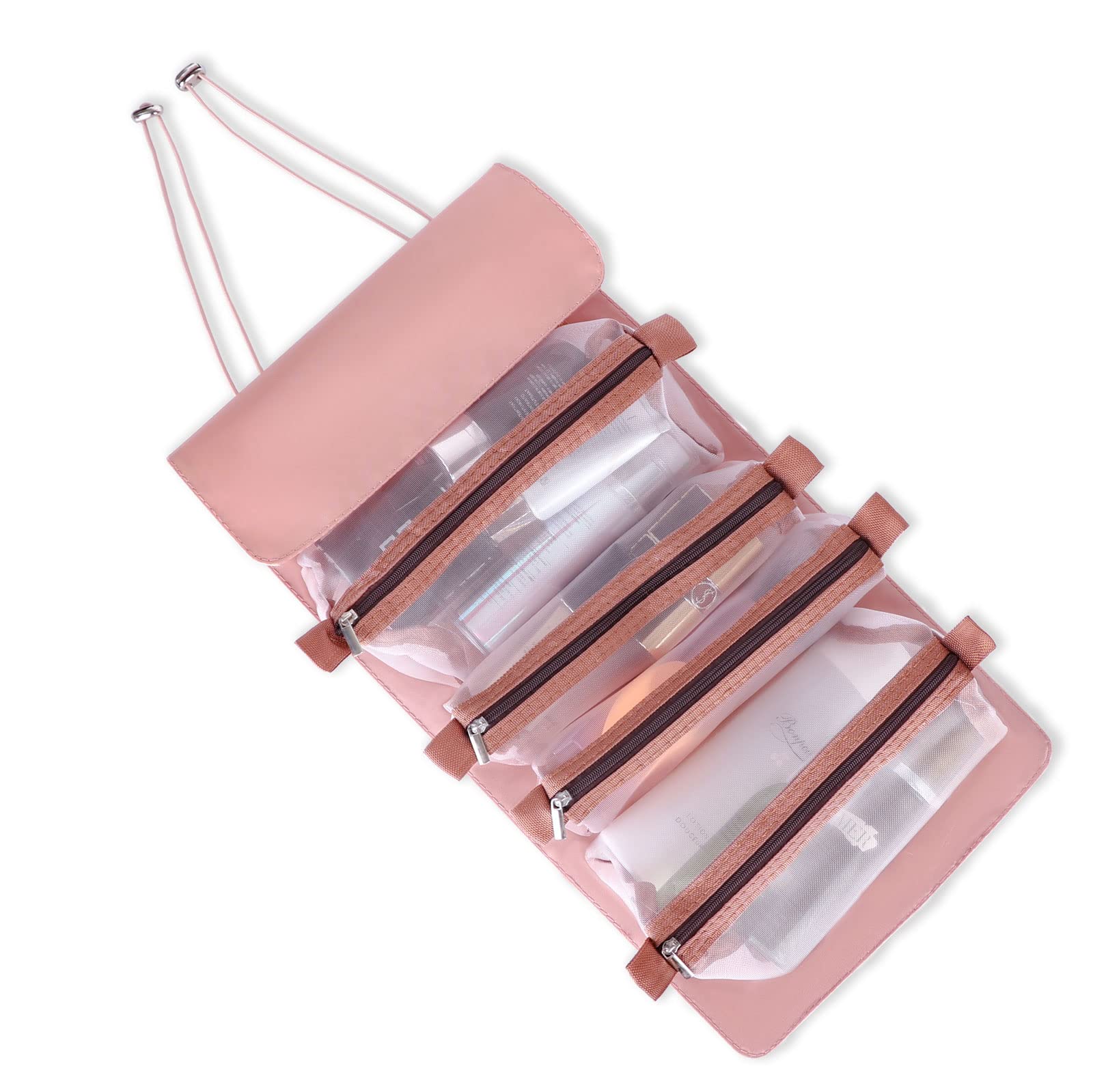 【High capacity】4-in-1 Detachable travel cosmetic bag