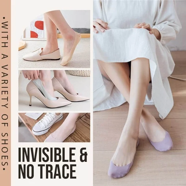 Invisible Non-slip Ice Silk Socks & Never Fall Off