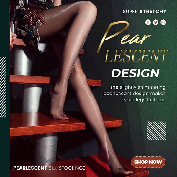 Buy 2 Get 2 Free!-Pearlescent Silk Stockings Pantyhose