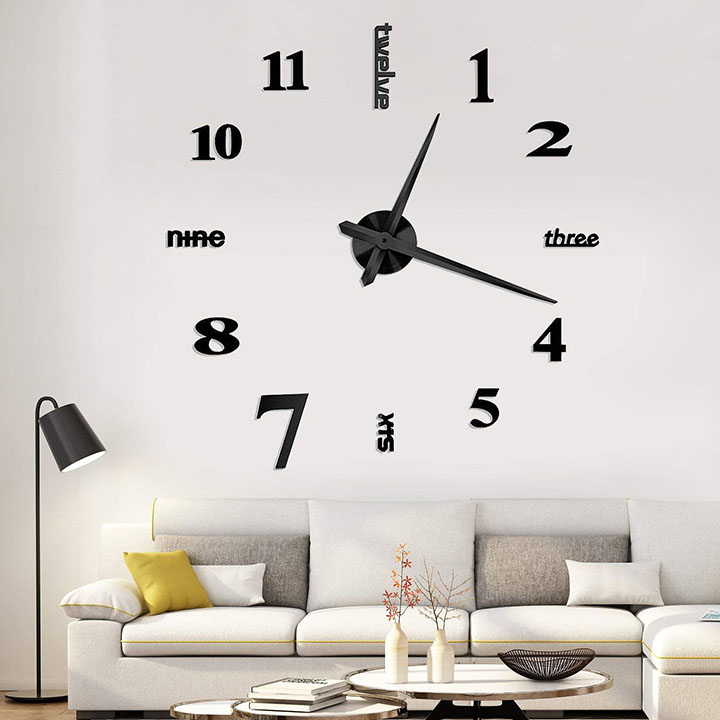 3D Decorative Wall Clock