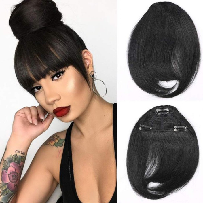 Hair Bangs and Bun Or Ponytail Extension Set(Buy 2 For Free Shipping)