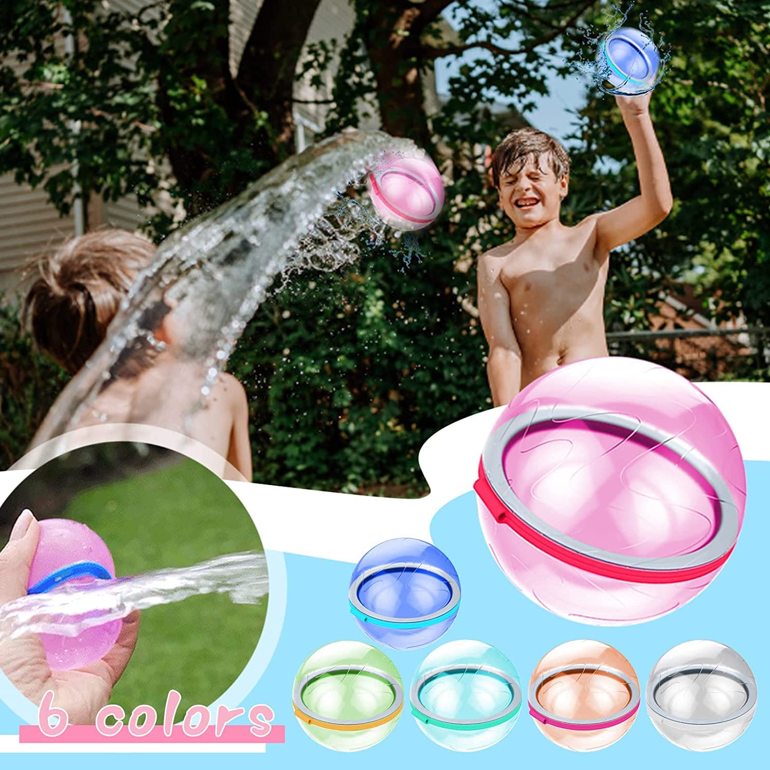 Reusable Water Absorbent Splash Ball Toys