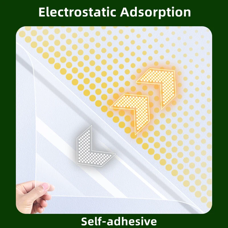 Clear Wallpaper Kitchen Oil Proof Waterproof Sticker Self Adhesive Vinyl Film