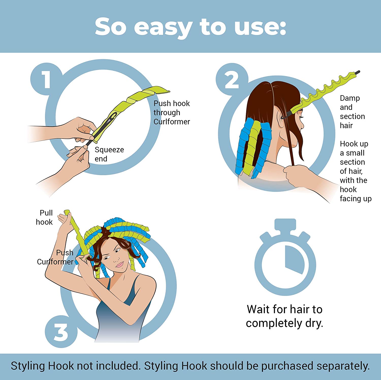 No Heat Spiral Curls - Special 50% OFF Today