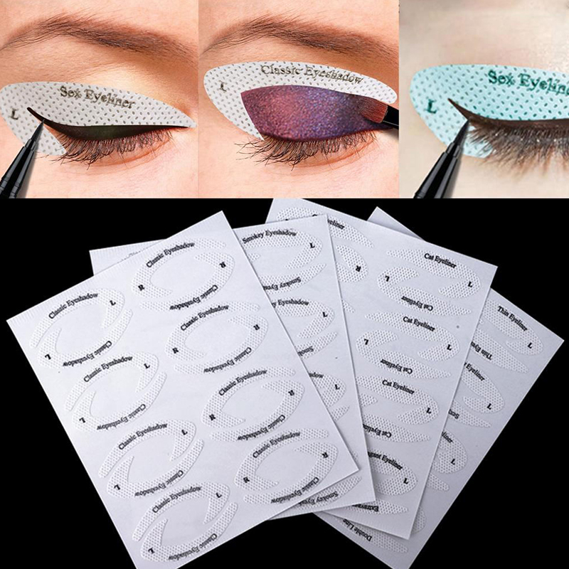 Eyeshadow Eyeliner Template Shaping Sticker