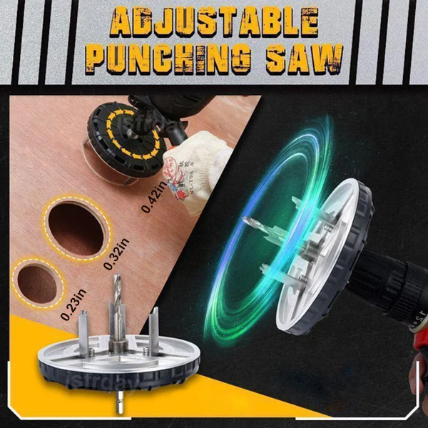 💖Buy 2 Free Shipping🔥Adjustable Punching Saw Drill Tool
