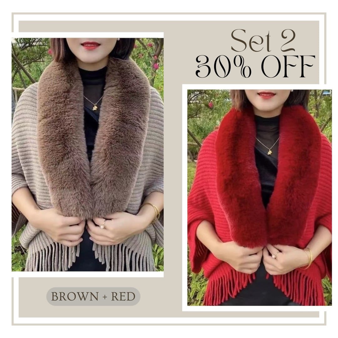 🎄CHRISTMAS SALE - 50%OFF🔥Ladies Knitted Loose Thickened Shawl Coat
