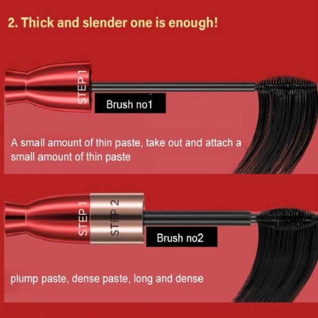 💥BUY 1 GET 1 FREE(2pcs)💥 2 In 1 Lengthening Curling Mascara