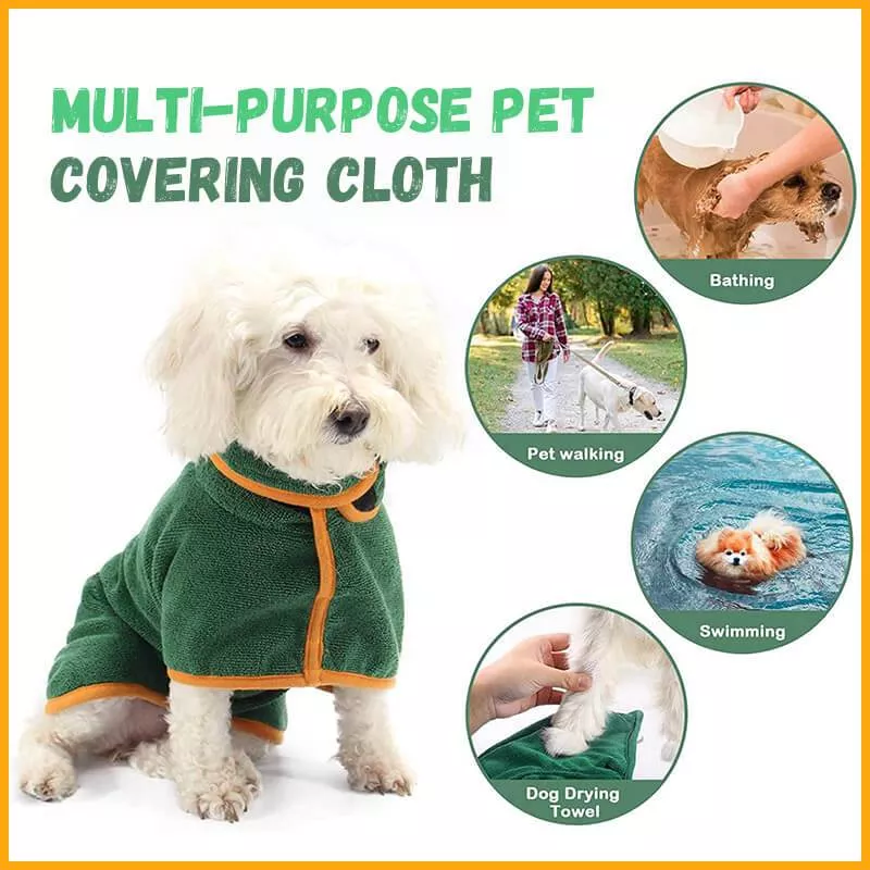 🎅Early Christmas Sales 50% Off 🎁Super Absorbent Pet Bathrobe